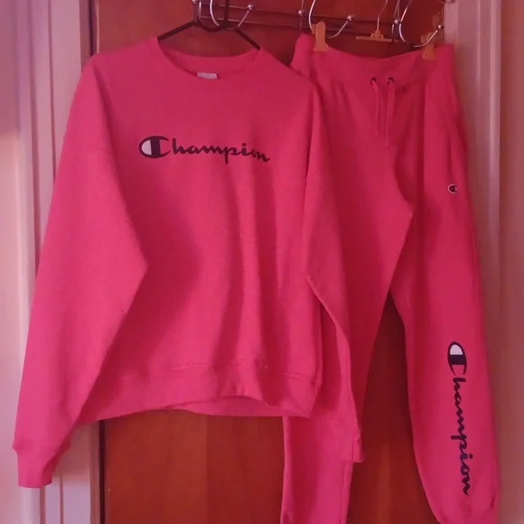 WOMENS 2PCS CHAMPION SWEATSUIT - Picture 3 of 6